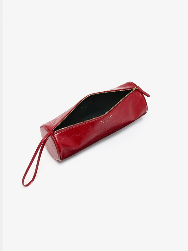 Proenza Schouler Proenza Schouler Silo Clutch In Shiny Calf - Red