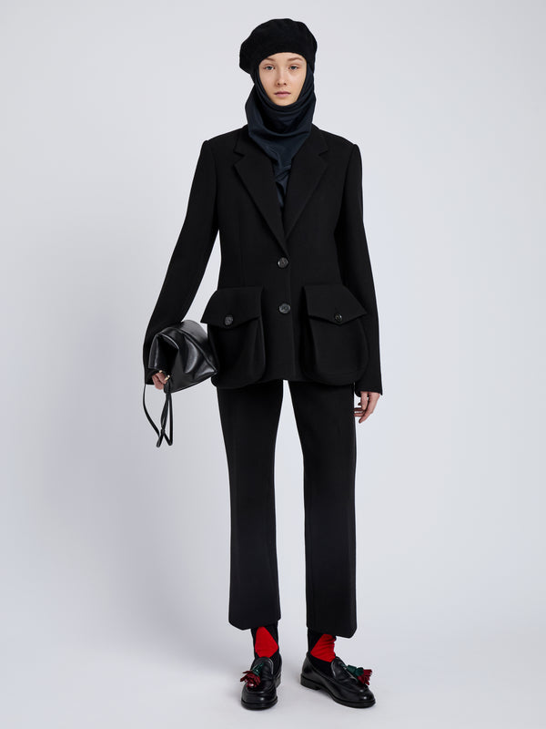 Proenza Schouler Proenza Schouler Silva Jacket In Wool Scuba - Black