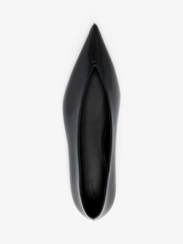 Proenza Schouler Proenza Schouler Slash Flats In Polished Calf - Black