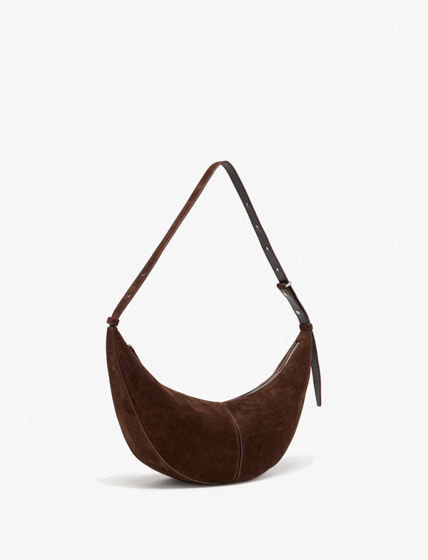 Proenza Schouler Proenza Schouler Slide Bag In Soft Suede - Chocolate