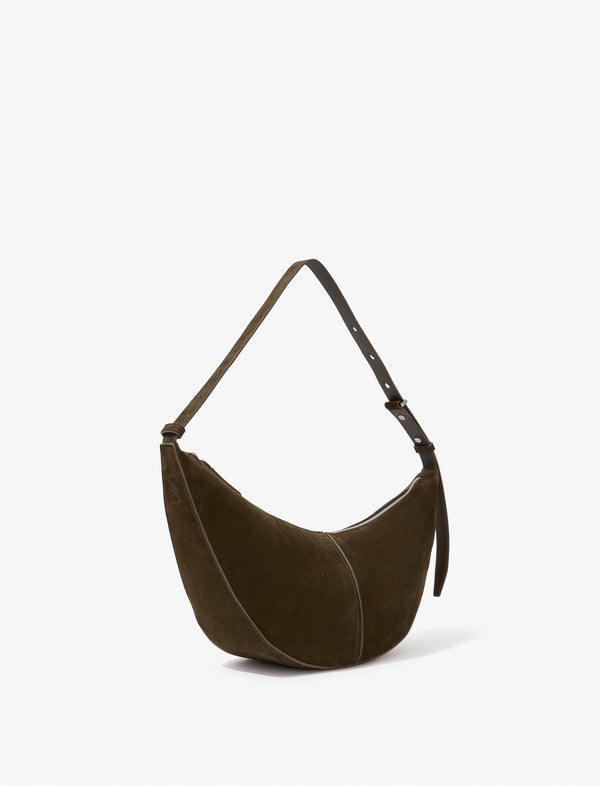 Proenza Schouler Proenza Schouler Slide Bag In Soft Suede - Olive