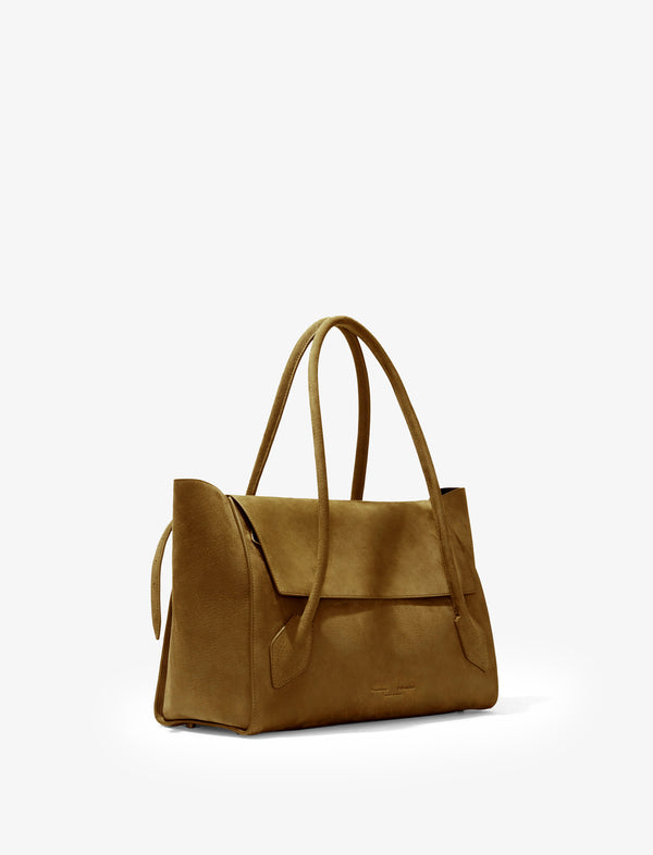 Proenza Schouler Proenza Schouler Small Tate Bag In Nubuck Calf - Tobacco