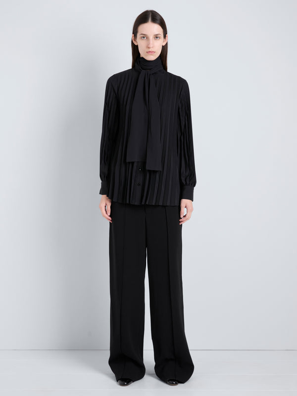 Proenza Schouler Proenza Schouler Soomin Top In Technical Crepe - Black