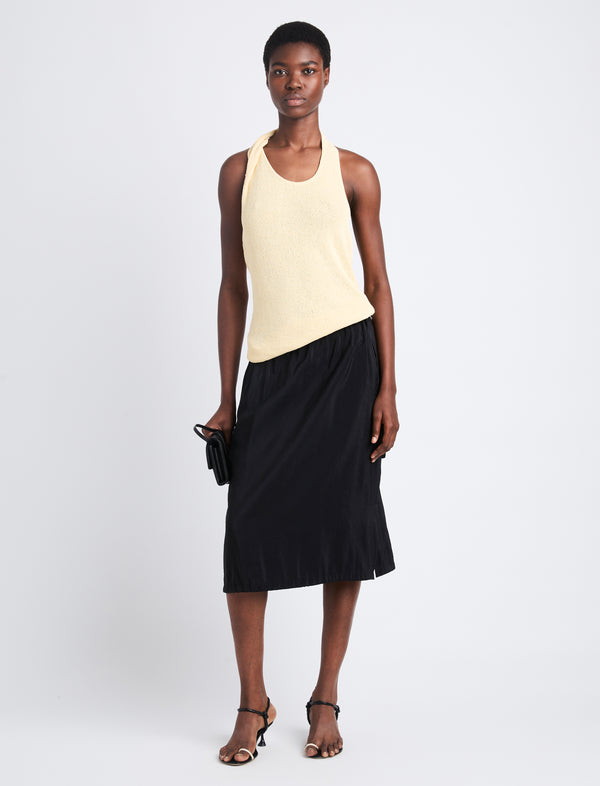 Proenza Schouler Proenza Schouler Stevie Top In Textured Knit - Yellow