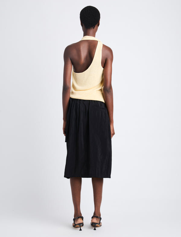 Proenza Schouler Proenza Schouler Stevie Top In Textured Knit - Yellow