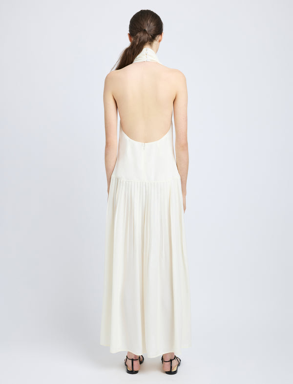 Proenza Schouler Proenza Schouler Tala Dress In Viscose Georgette - Cream