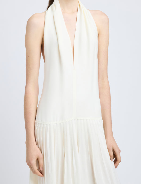 Proenza Schouler Proenza Schouler Tala Dress In Viscose Georgette - Cream