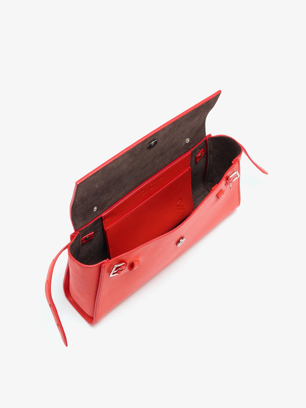 Proenza Schouler Proenza Schouler Tate Clutch In Smooth Calf - Vermillion