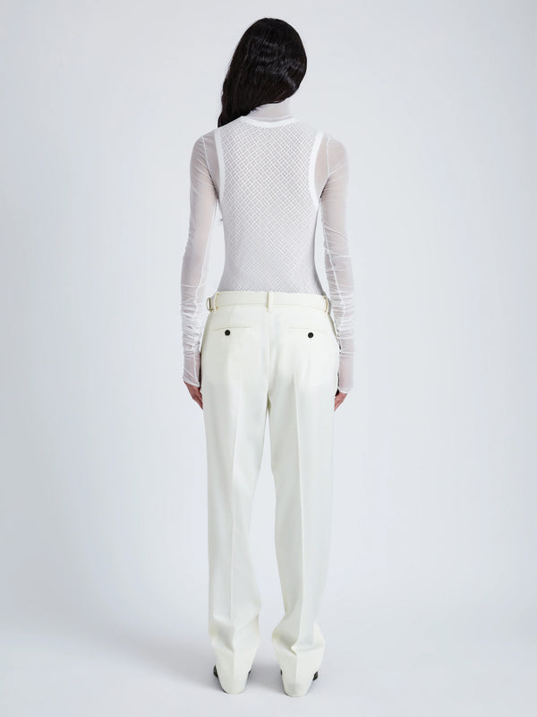 Proenza Schouler Proenza Schouler Teddy Pant In Wool Twill Suiting - Wax