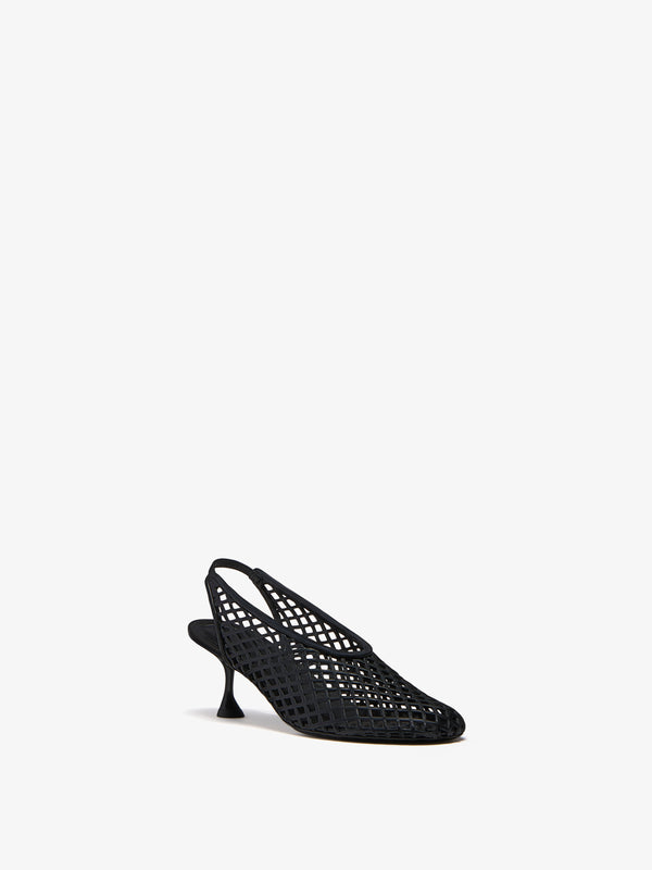 Proenza Schouler Proenza Schouler Tee Perforated Slingback Pumps - Black