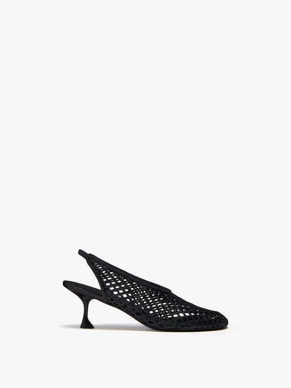 proenza schouler Proenza Schouler Tee Perforated Slingback Pumps - Black