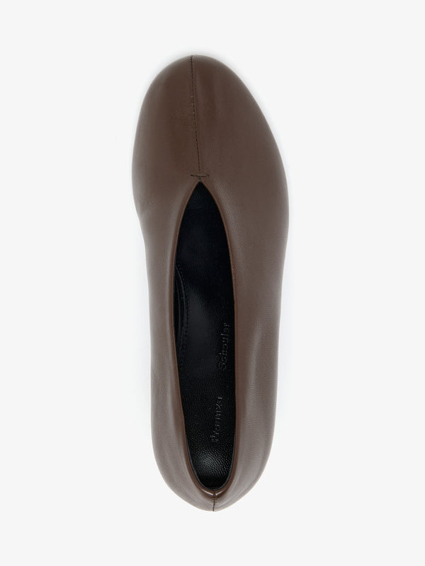 Proenza Schouler Proenza Schouler Tee Pumps In Nappa - Mahogany