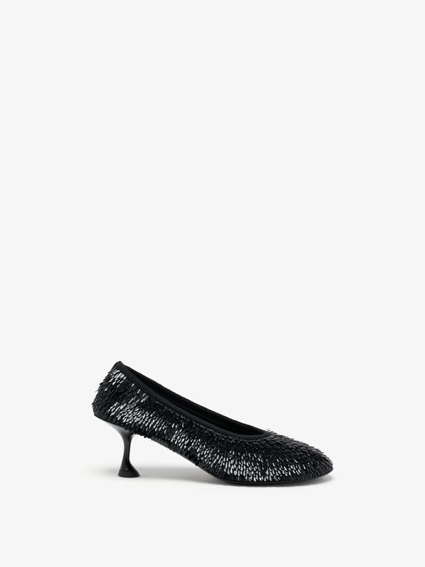 Proenza Schouler Proenza Schouler Tee Sequin Pumps - Black