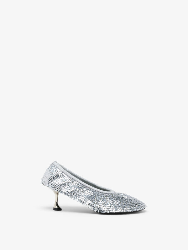 Proenza Schouler Proenza Schouler Tee Sequin Pumps - Silver
