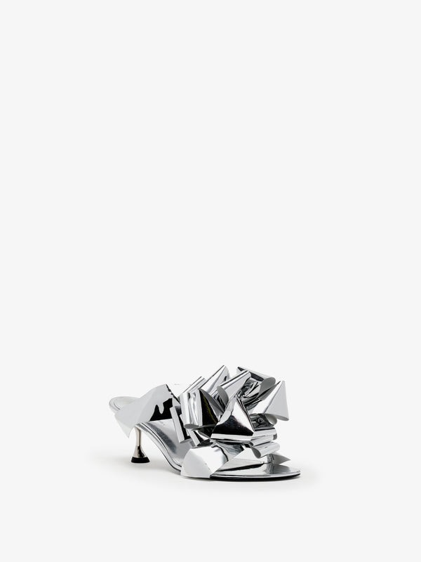 Proenza Schouler Proenza Schouler Tee Souvenir Sandals In Mirror Foil - Silver