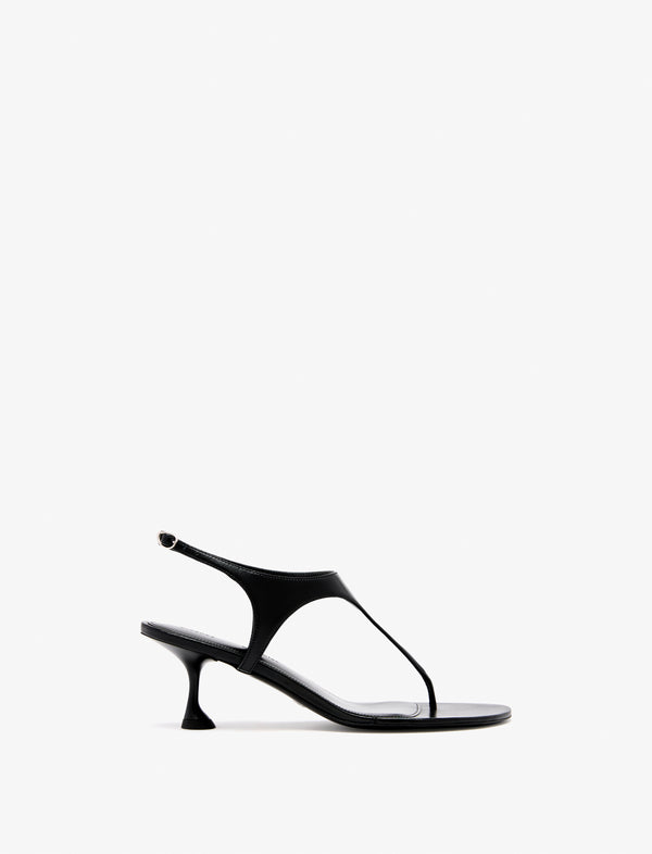 proenza schouler Proenza Schouler Tee Thong Sandals in Slick Nappa - Black