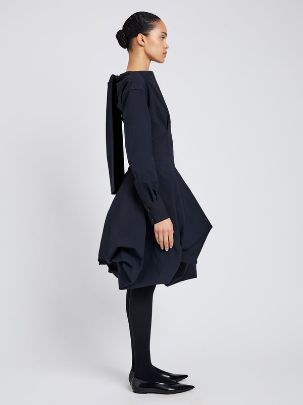 Proenza Schouler Proenza Schouler Tiana Dress In Bi Stretch Cotton Nylon - Black
