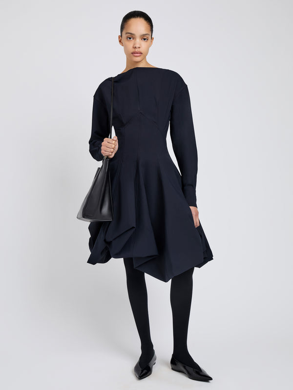 proenza schouler Proenza Schouler Tiana Dress in Bi Stretch Cotton Nylon - Black