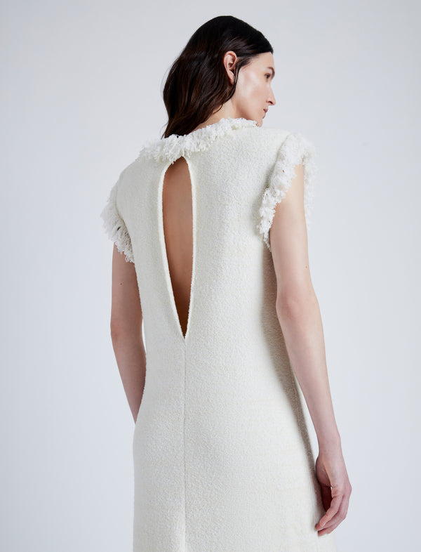 Proenza Schouler Proenza Schouler Toni Dress In Textured Knits - Ivory