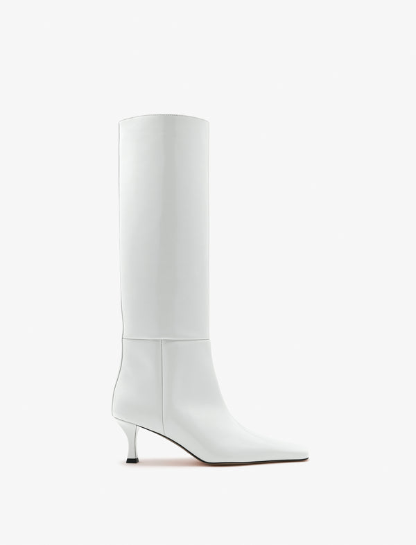 Proenza Schouler Proenza Schouler Trap Boots In Spazzolato Leather - Ecru