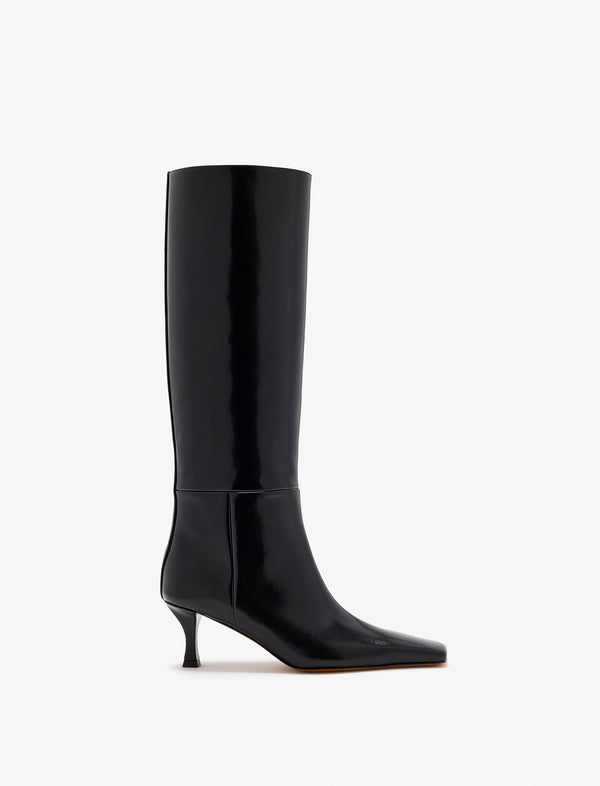 Proenza Schouler Proenza Schouler Trap Boots In Spazzolato Leather - Black