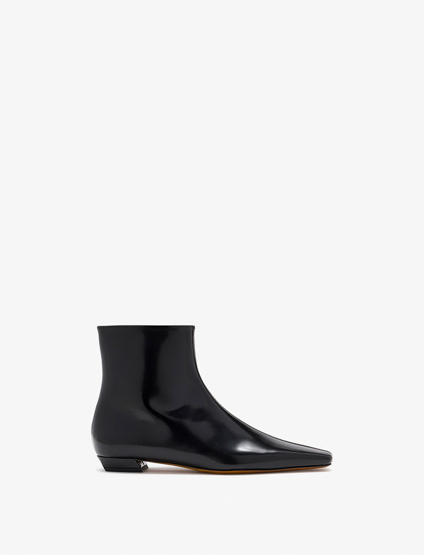 Proenza Schouler Proenza Schouler Trap Flat Ankle Boots In Nappa Leather - Black