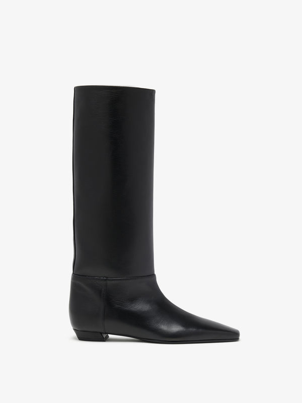 Proenza Schouler Proenza Schouler Trap Flat Boot In Nappa - Black