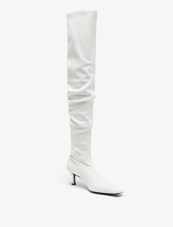 Proenza Schouler Proenza Schouler Trap Over The Knee Boots - 60mm - White