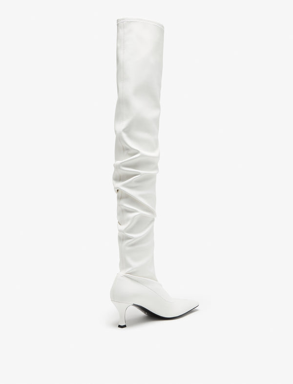Proenza Schouler Proenza Schouler Trap Over The Knee Boots - 60mm - White