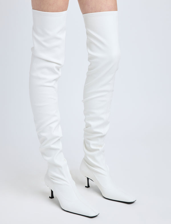Proenza Schouler Proenza Schouler Trap Over The Knee Boots - 60mm - White