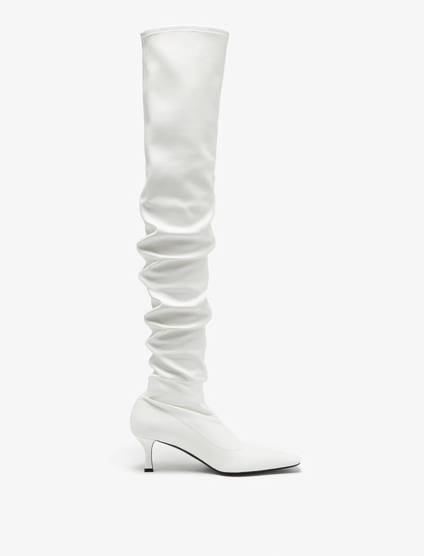 proenza schouler Proenza Schouler Trap Over The Knee Boots - 60mm - White