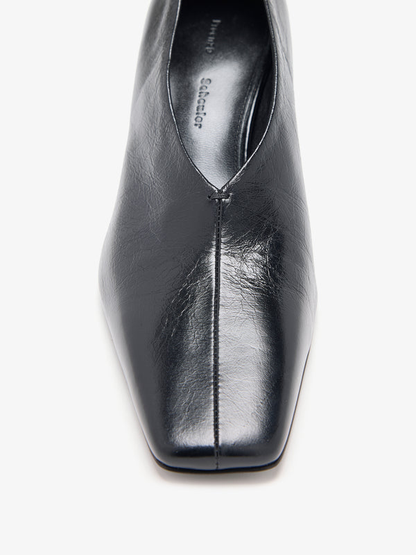 Proenza Schouler Proenza Schouler Trap Pumps In Slick Calf - Black
