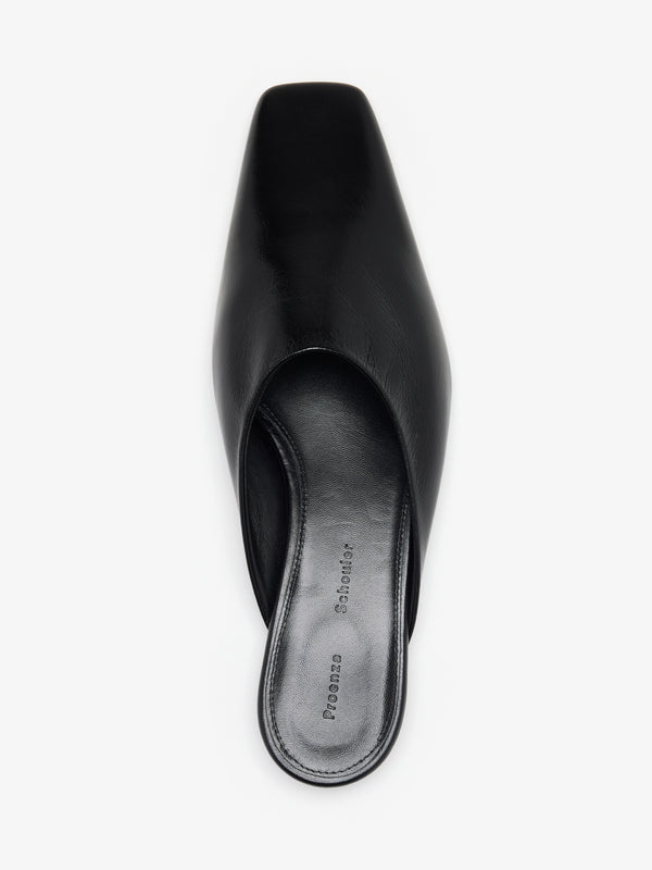 Proenza Schouler Proenza Schouler Trap Slipper In Slick Calf - Black