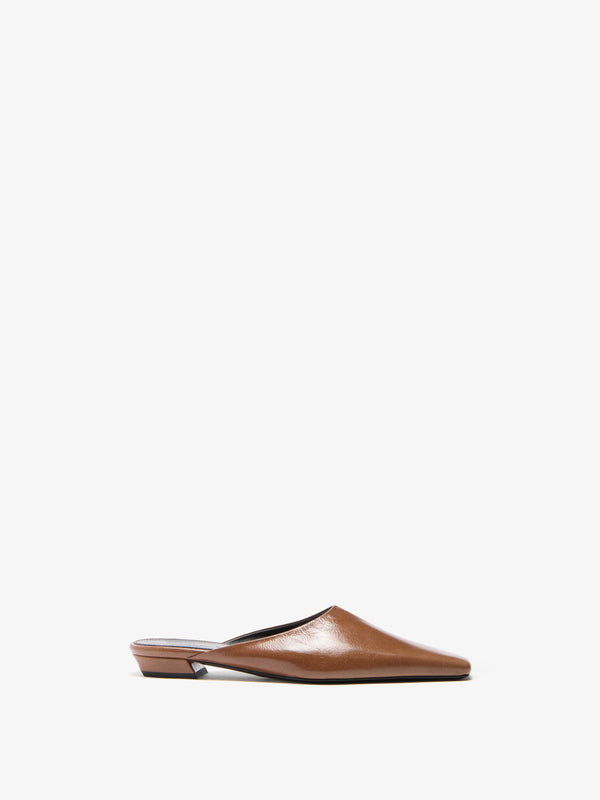 Proenza Schouler Proenza Schouler Trap Slipper In Slick Calf - Warm Taupe