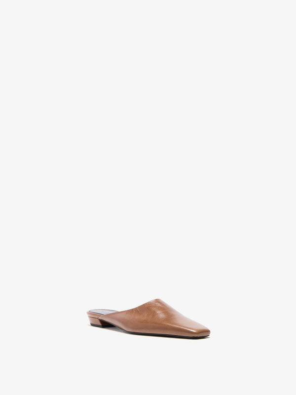 proenza schouler Proenza Schouler Trap Slipper in Slick Calf - Warm Taupe
