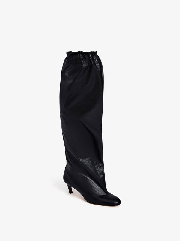 Proenza Schouler Proenza Schouler Uma Over The Knee Boots In Slick Calf - Black