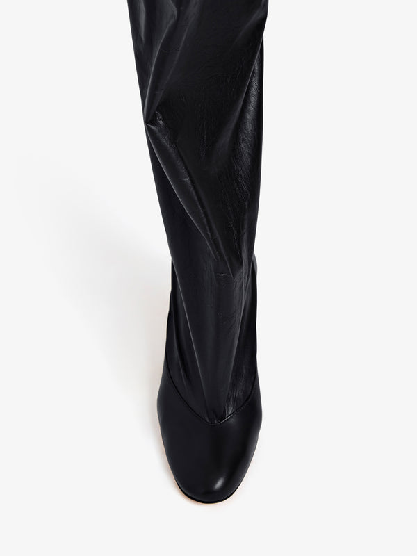 Proenza Schouler Proenza Schouler Uma Over The Knee Boots In Slick Calf - Black