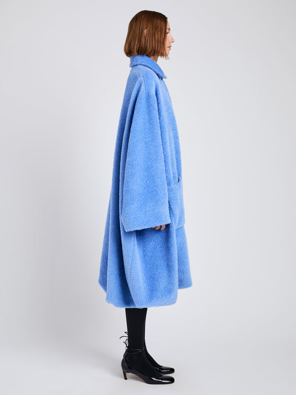 Proenza Schouler Proenza Schouler Verretta Coat In Alpaca Coating - Sky Blue