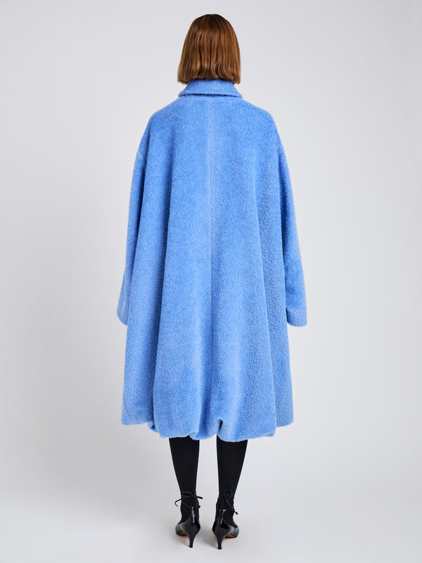 Proenza Schouler Proenza Schouler Verretta Coat In Alpaca Coating - Sky Blue