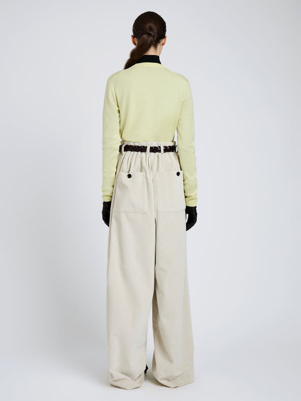 Proenza Schouler Proenza Schouler Vivian Top In Argyle Knit - Yellow Multi