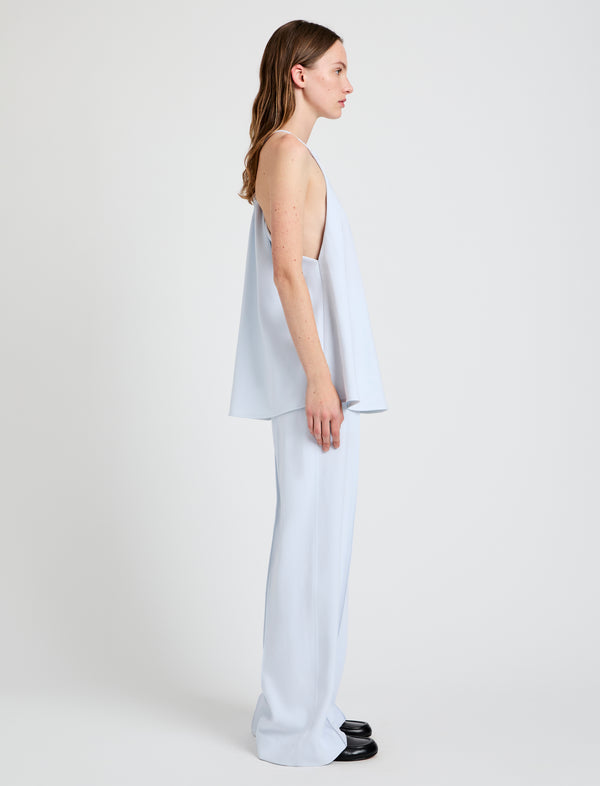 Proenza Schouler Proenza Schouler Weyes Pant In Matte Double Crepe - Powder Blue