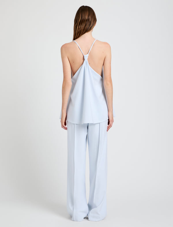 Proenza Schouler Proenza Schouler Weyes Pant In Matte Double Crepe - Powder Blue
