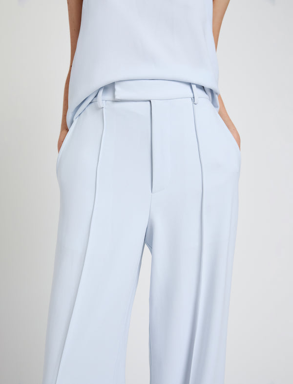 Proenza Schouler Proenza Schouler Weyes Pant In Matte Double Crepe - Powder Blue