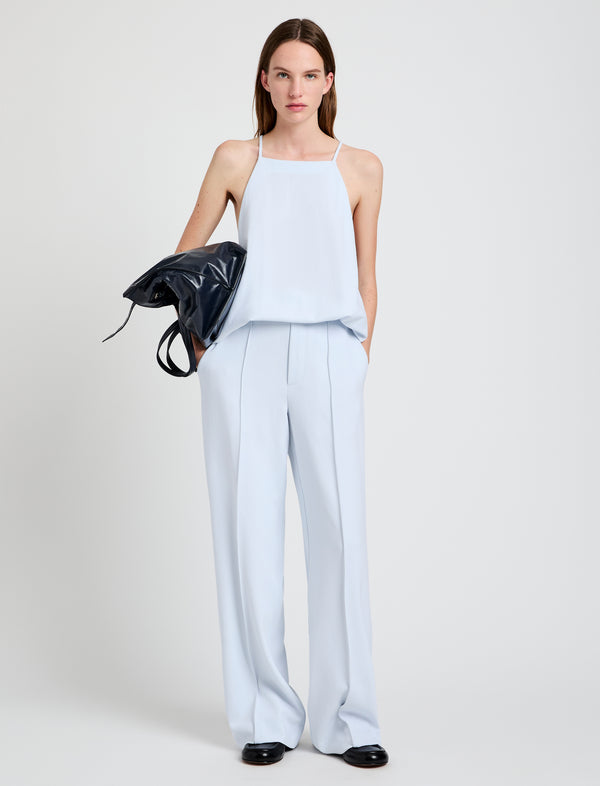 proenza schouler Proenza Schouler Weyes Pant in Matte Double Crepe - Powder Blue