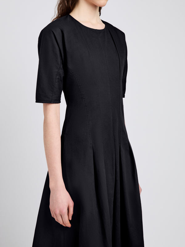 Proenza Schouler Proenza Schouler White Label Ainsley Dress In Tech Cotton - Black