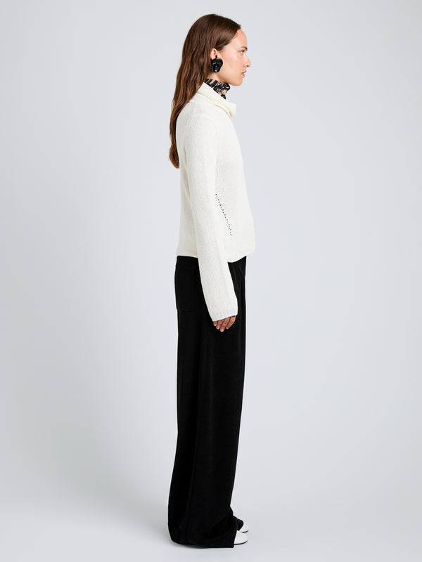 Proenza Schouler Proenza Schouler White Label Aria Pant In Corduroy - Black