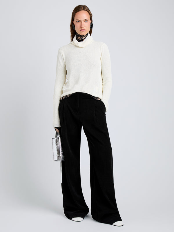 proenza schouler Proenza Schouler White Label Aria Pant in Corduroy - Black