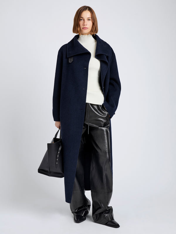 proenza schouler Proenza Schouler White Label Corey Coat in Splittable Wool - Ink
