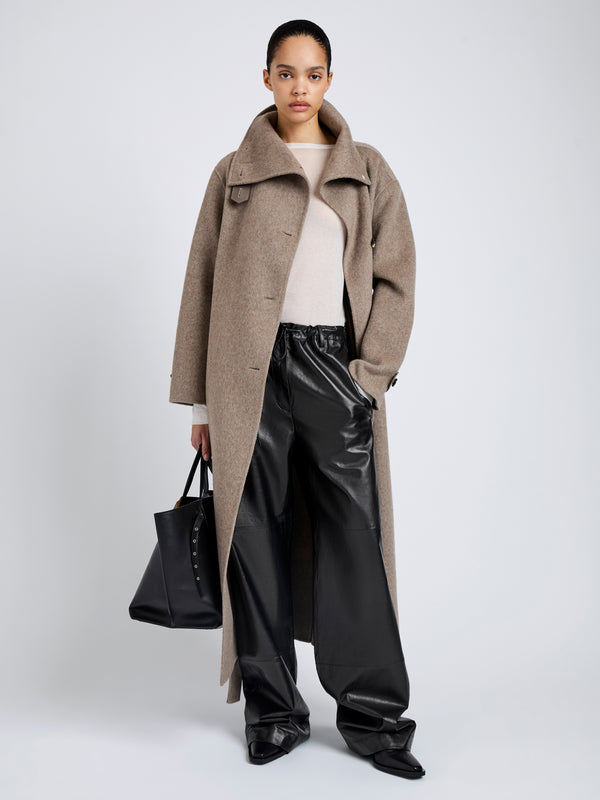 proenza schouler Proenza Schouler White Label Corey Coat in Splittable Wool - Walnut Melange