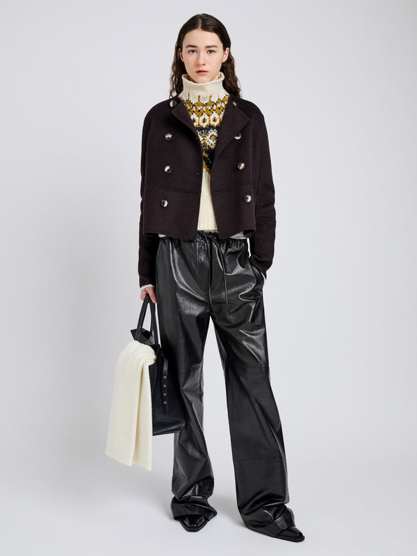 Proenza Schouler Proenza Schouler White Label Courtney Jacket In Double Face Wool - Hickory